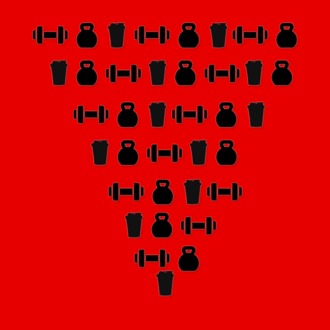 Fitness V galléros póló