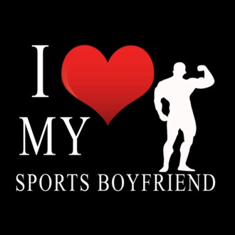 I Love My Sports Boyfriend - Páros minta