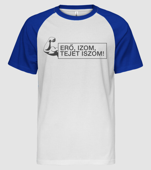  minta fehér/royal pólón