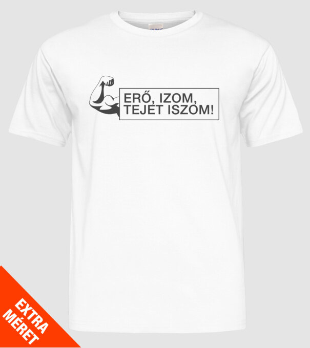 minta fehér pólón